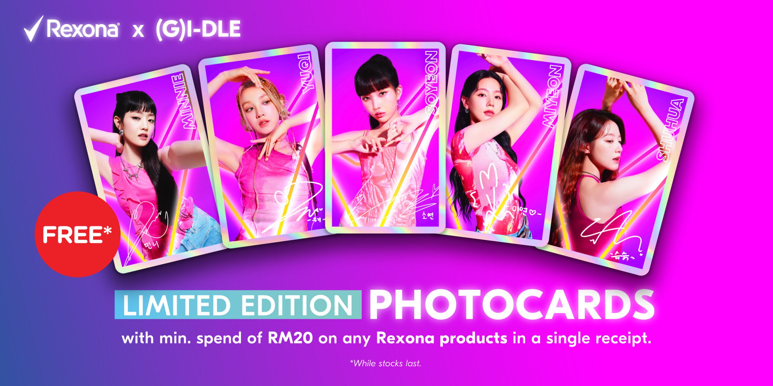 Rexona x (G)I-DLE