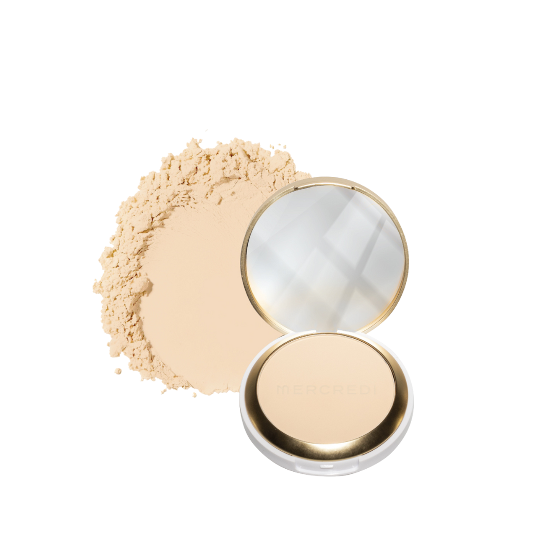 Mercredi Skinfinite Lux Flawless Finish Powder (Compact Powder) - Sand 