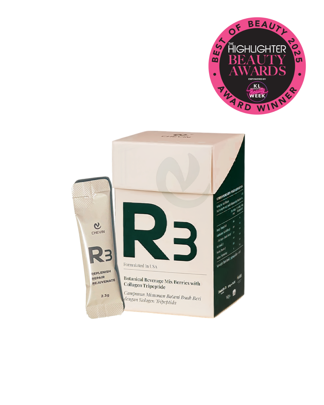 R3 Botanical Beverage Mix Berries Collagen