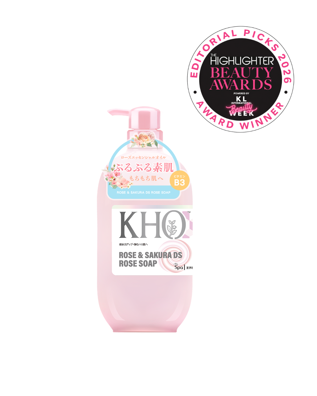 KHO Rose and Sakura DS Rose Soap Signature