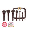 Aeris Merlot 7pcs Travel Brush Set