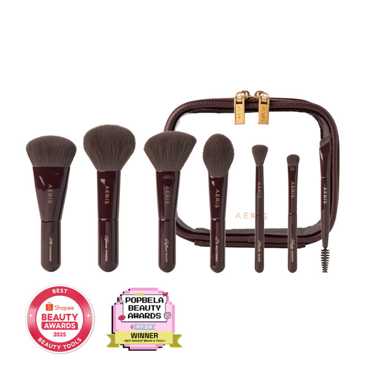 Aeris Merlot Travel Brush